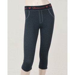 Capri jeans per donna cotone elasticizzato con impunture e tasca  Fiorucci FLD019