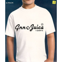 3 t-shirt per ragazzo mezza manica cotone 100% jersey Fruit GNN