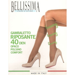 Gambaletto RIPOSANTE 40 den opaco con elastico comfort Bellissima