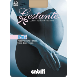 Collant premaman Gestante contenitiva elasticizzata riposante 40 den CABIFI