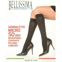 Gambaletto microfibra 50 den coprente elastico comfort Bellissima Micro 50