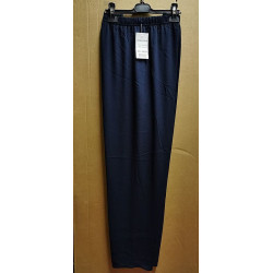 Pantalone donna estivo leggerissimi in viscosa dalla M alla XXXL colore blu Aertre 96-48