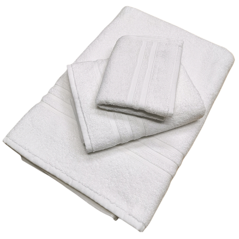 Asciugamano per viso in spugna cotone Hotellerie 100% 60 x 100
