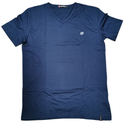 T-shirt uomo elasticizzato mezza manica scollo a V cotone leggero LOTTO 0052LS